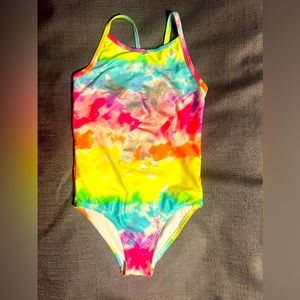 PLACE Colorful unicorn one piece swimsuit girl 7/8